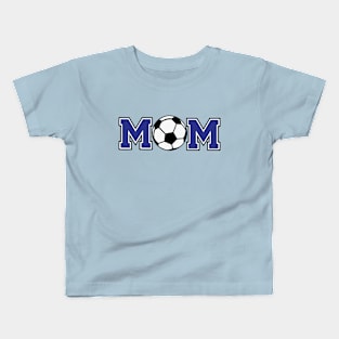 Blue Soccer Mom Kids T-Shirt